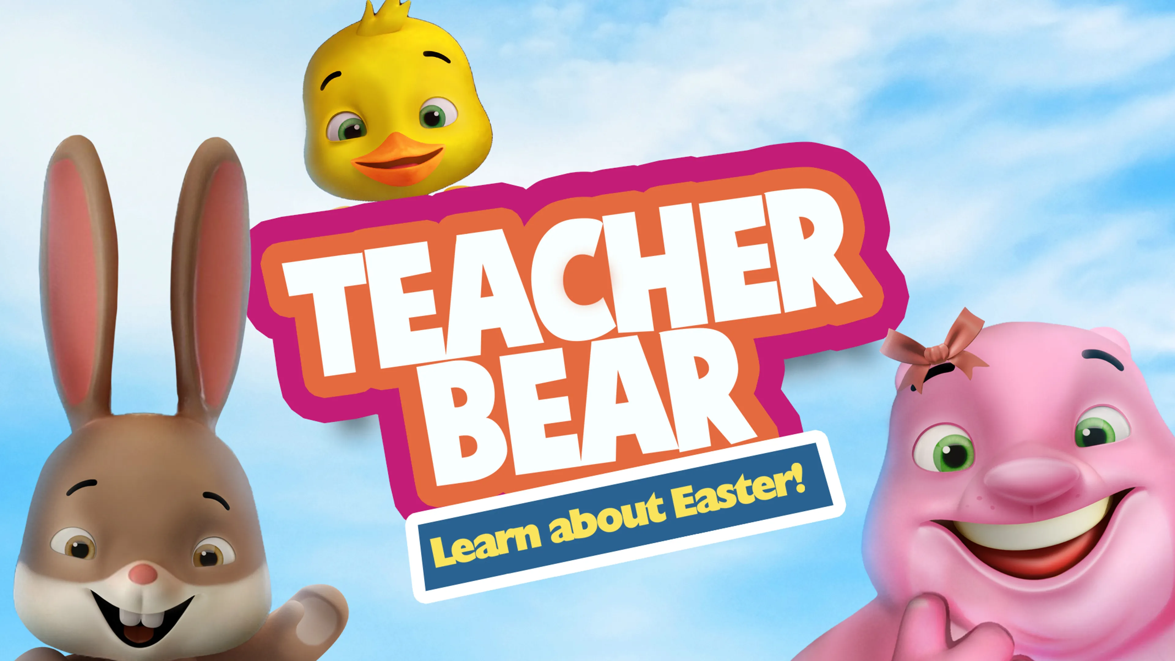 Teacher Bear: Learn About Easter poster
